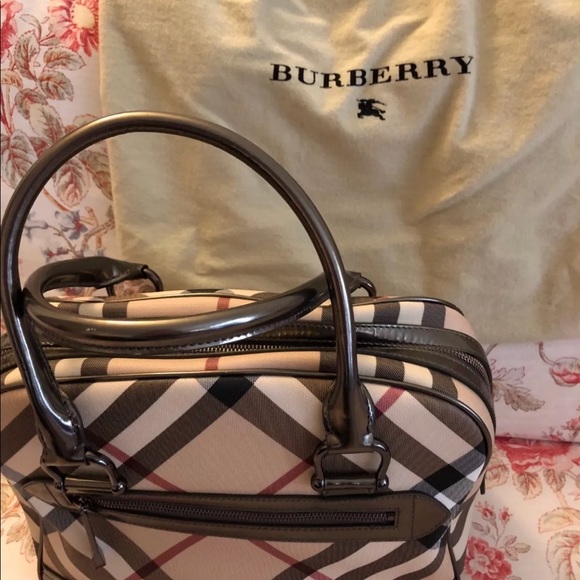 Burberry Nova Check Tote/Bowling Bag - Picture 8 of 8